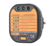 Jonlaki Testeur de Prise électrique Multifonction avec Indicateurs pour une Détection Rapide des Défauts, Outil Compact et Portable pour un Usage Domestique et Professionnel