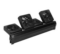 Jonlaki Ventilateur de Refroidissement de Poisson à Quatre Têtes avec Silencieux pour un Contrôle Optimal de la Température (Prise UE)