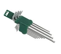 JONNESWAY KLUCZ TORX TYP "L" KOMPLET 9cz. BARDZO DŁUGIE 5-KĄTNE H16109S