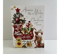 Jonny Javelin Across The Miles Carte de Noël Motif traîneau festif