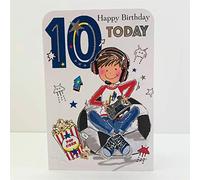 Jonny Javelin Carte d'anniversaire pour garçon de 10 ans - Jeu de garçon