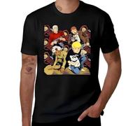 Jonny Quest Anime Shirt Merch Men Women's Cotton Cool T-Shirt Short Sleeve Clothing Adult