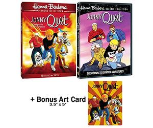 Jonny Quest: Complete Original + Sequel Hanna Barbera Series - 39 Episodes + Bonus Art Card