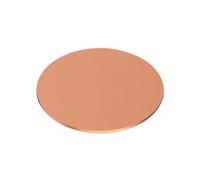 Jonoisax 1 Pcs 99.9% Feuille De Cuivre Ronde Pure - Diamètre 10Mm - 200Mm, Épaisseur 5Mm, Pas De Rayures, Plaques De Cuivre Rondes,150mm