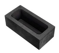 Jonoisax Mouleaux De Lingot De Graphite, Moule De Moulage en Fusion, pour Cuivre en Argent Or, Métal, Creuset De Fonderie Graphite,Capacity: Gold9500gSilver4500g