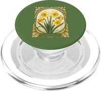 Jonquille Radiant March's Happy Birthflower PopSockets PopGrip pour MagSafe
