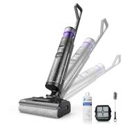 JONR ED 12 Pro Max Aspirateur Laveur Sans Fil(Version Améliorée ED 12) - 17000 Pa Puissance d’Aspiration, LCD, Design Plat 180°, Batterie 4000 mAh, Auto-Nettoyage 70 °C & Séchage Rapide 5 min des Sols