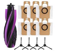 JONR Kit de rechange pour aspirateur robot P20 Pro avec brosse à rouleau, brosse latérale et sacs à poussière pour lutter efficacement contre la saleté, la poussière et les débris (A)