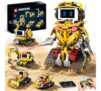 JONRRYIN Robot Programmable pour Enfants avec Application et Télécommande | Robot Jouet 5 en 1 à Construire, Kit de Construction Robotique STEM, Idée Cadeau d'Anniversaire pour Garçons 8+, 660 Pièces
