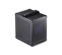 Jonsbo C6 Mini Tower Noir - Boîtier PC ITX/Micro ATX, Acier, 1x 3.5", 2x 2.5", USB 3.2 Gen 1/Gen 2, Ventilateurs 120/140mm, 202x266x295.2mm