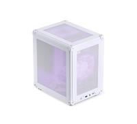 Jonsbo C6-WHITE Mini Tower PC Blanc, Acier, ITX/micro ATX, Vent. 120/140mm, HDD 3.5"/SSD 2.5", USB 3.2 Gen1/Gen2, 202x266x295.2mm