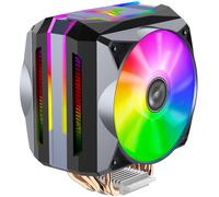 Jonsbo Cr-1100 Cpu-kühler, Argb - 2x 120mm, Grau