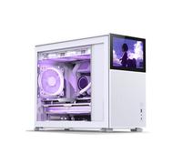 Jonsbo D31 MESH Blanc - Boîtier PC Midi Tower Acier, DTX/ITX/micro ATX, Ventirad 168mm, GPU 400mm, USB 3.2 Gen 2 Type-A/Type-C, Baies 2.5"/3.5"