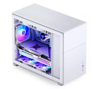Jonsbo Boîtier Mini Tour Micro ATX D31 avec panneau vitré (Blanc)