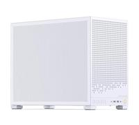 Jonsbo D32 PRO - Boîtier PC en maille - Blanc - Boîtier mATX compact avec support back-connect, filtres à poussière et refroidissement haut de gamme
