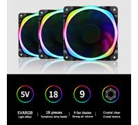 Jonsbo FR-701 ? châssis de ventilateur de refroidissement, 12cm, 5V, ARGB, refroidisseur de dissipateur de chaleur, carte graphique vidéo, refroidisseur d'eau