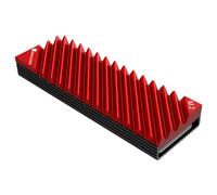 Jonsbo M.2-3 RED système de refroidissement d'ordinateur Disque électronique Dissipateur thermique/Radiateur Noir, Rouge 1 pièce(s)
