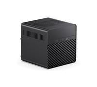 Jonsbo N2 Cube Noir : Boîtier PC ITX, 5x 3.5", 1x 2.5", 1x USB 3.2 Gen 1 Type-A, 1x USB 3.2 Gen 2 Type-C, SFX, Refroidisseur CPU 65mm, Carte graphique 197mm, 222.5x222.5x224mm