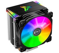 JONSBO Refroidisseur d'air CR1400 RGB pour processeur Intel LGA 1700/1200/1151, AMD AM4 AM5, 92 mm PWM avec 4 caloducs amovibles, facile à installer, ventilateur RVB arc-en-ciel silencieux pour Intel