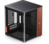 Jonsbo TK-0 PC Gehäuse, Mini-Tower, Mini-ITX, Tempered Glass, Holz G