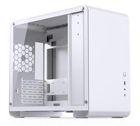Micro-tour Jonsbo Jonsbo U4 Mini Micro-ATX-Gehäuse, Tempered Glass - weiß Boîtier, Boîtier gaming, Boîtier PC blanc