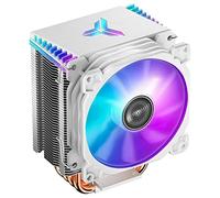 Jonsbo Ventilateur de processeur CR1400 RVB LGA 1700 pour processeur avec 4 conduites de chaleur, ventilateur PWM 92 mm, refroidisseur de processeur TDP 130 W pour Intel LGA 1200/115X AMD Ryzen AM4 AM3, blanc