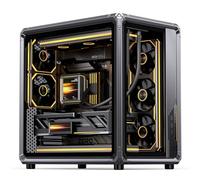 JONSBO X400 Boîtier PC ATX gris, boîtier de bureau à connexion arrière, système de refroidissement à guidage d'air auxiliaire MB, assistant e-sport, SP 360 AIO 3 côtés, processeur graphique SP 427 mm