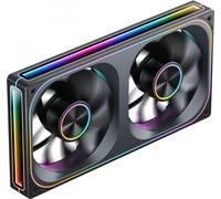 Jonsbo ZA-240BR Infinity Mirror ARGB Reverse Blade PWM Ventilateur - 240mm, noir