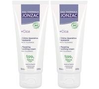 Jonzac +Cica Crème Réparatrice Apaisante Bio Visage et Corps Pour La Peau 2x100 ml