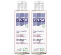 Jonzac Gel Micellaire Démaquillant Yeux Bio Peaux Intolérantes Gel(S) 2x100 ml