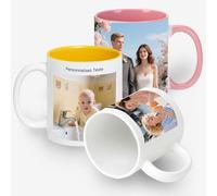 JONZIN Mug Personnalisé 330ml - Tasse Photo & Texte - Idée Cadeau Touchante pour Proches, Amis, Amour, Collègues
