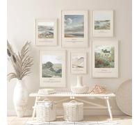 Joocrise Toile murale avec verset de la Bible - 20,3 x 25,4 cm sans cadre