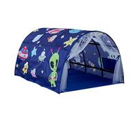 JooDon lit Décoration Chambre Jeux d'intérieur Dormir confortablement dans la Chambre à Courants d'air Enfants Galaxy Starry Sky Dream Tentes pour Filles Garçons | Spaceship Rocket