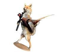 JooDon Statues de Chasseur d'animaux - Décor extérieur de Jardin | Figurines d'animaux Fox Rabbit Dog Hunter Décor créatif pour la Maison