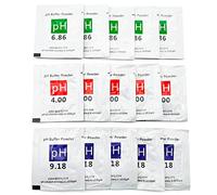 Joody 15 pcs pH Test Meter Mesure lot Solution Tampon de Mesure de la Poudre Tampon pH 4.00/6.86/9.18 Point d'étalonnage Regard pour pH Mètre Étalonnage Rapide et Précis du pH de Pureté d'eau