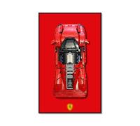 Joodyyoo Tableau mural pour Lego Ferrari Daytona SP3 42143 pour support mural de voiture Lego, idée cadeau pour les amateurs de Lego, décoration d'intérieur (voiture non incluse)
