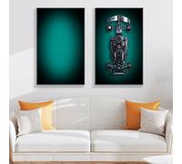 Joodyyoo Tableau mural pour Lego Technic Mercedes AMG 42171, décoration murale pour voiture Lego, idée cadeau, décoration d'intérieur (voiture non incluse, pas de lumière)