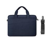 jooeer Pochette Ordinateur Housse Portable 15,6 16 Pouces Sac Protection PC pour Chromebook Notebook MacBook Pro M2/M1 A2780 A2485 A2141, Imperméable Sleeve avec Poignée Bandoulière, Bleu Marine