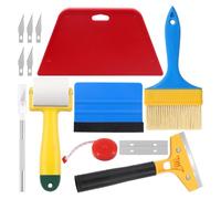 Jooehyer 14 Outils pour Papier Peint, Kit D'Outils de Lissage de Papier Peint, pour la Pose de Papier Peint, Papier de Contact, Application de Vinyle