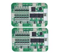 Jooehyer 2 Pièces 6S 22.2V 12A Panneau de Protection de Batterie au Lithium Li-Ion pour Kit de Bricolage de Module de Cellule de Batterie au Lithium Li-Ion 18650