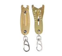 Jooehyer 2 Porte-Clés de Contrôle de Taille de Filetage Précis et Portable pour une Mesure Précise