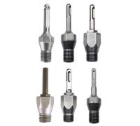 Jooehyer 6PCS M22 Adaptateur de Foret SDS plus pour Couronne de Diamant avec Tige Ronde pour Perceuse Électrique