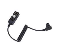 Jooehyer Câble Répartiteur D-Tap Prise Mâle D-Tap vers 4 Ports Femelles D-Tap Alimentation pour Batterie V-Mount Hub d'alimentation D-Tap