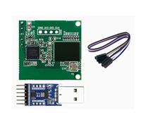 Jooehyer Capteur Radar LD6001B 60 GHz à Ondes Millimétriques + Carte de Port Série CH340 Module de Capteur de Présence Humaine 3D Multi-Cibles de Haute Précision