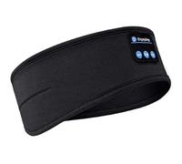 Jooehyer Casque de Sport, Bandeau de Sommeil, Casque ¨¦lastique Sans, Masque pour les Yeux, Casque Bluetooth Sans, Bandeau A