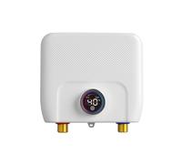 Jooehyer Chauffe-Eau Électrique Instantané Chauffe-Eau sous Évier, Conversion Entre Fahrenheit et Celsius, Télécommande, B