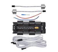 Jooehyer Contrôleur de Capteur de Mouvement LED pour Escaliers, 32 Canaux, Gradation, Éclairage Nocturne Intérieur, Bande LED 12 V/24 V, Contrôleur D'Escalier