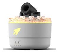 Jooehyer Diffuseur D'Huiles Essentielles à Effet pour Simulé, Humidificateur d'air pour Aromathérapie, Humidificateur D'Arôme Parfumé, Prise UE Blanche