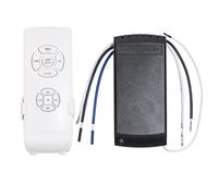 Jooehyer Émetteur de Vitesse du Vent Ajusté Récepteur Interrupteur de Commande de Synchronisation 220 V Blanc et Noir 1 Ensemble