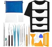 Jooehyer Ensemble D'Outils de Désherbage en Vinyle, Scrapbook, Kit D'Outils de Sculpture en Relief de Silhouette pour L'Artisanat de Silhouette, Outil à Main